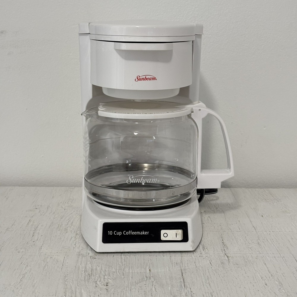 Sunbeam Coffee Maker Model 6385 Vintage Cleaned Tested Working