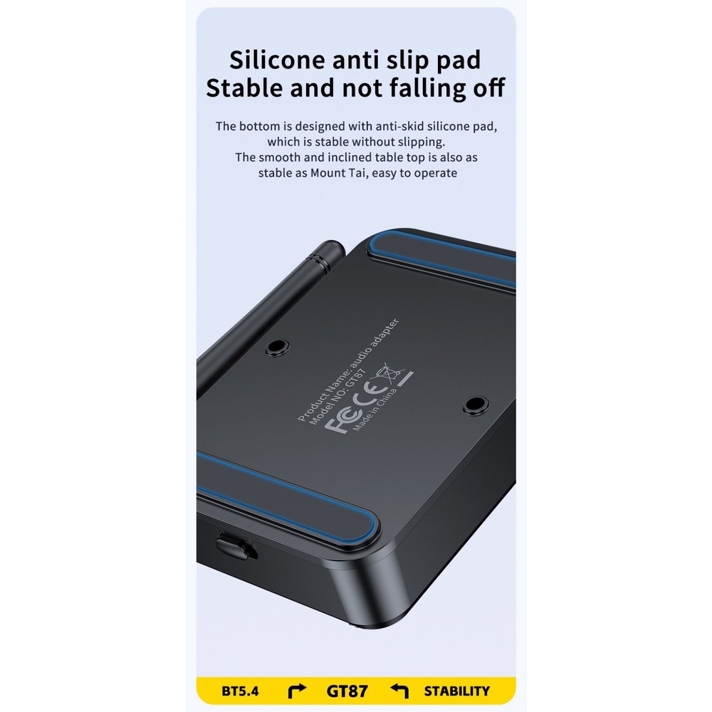 For Bluetooth 5.4 Transmitter Receiver 3.5mm AUX RCA Home Stereo Adapter New