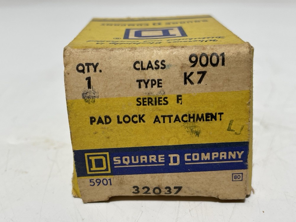 Square D 32037, Class 9001, Type K7 Padlock Attachment