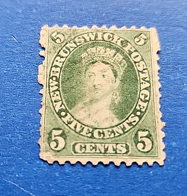 New Brunswick Stamp, Scott 8 Used