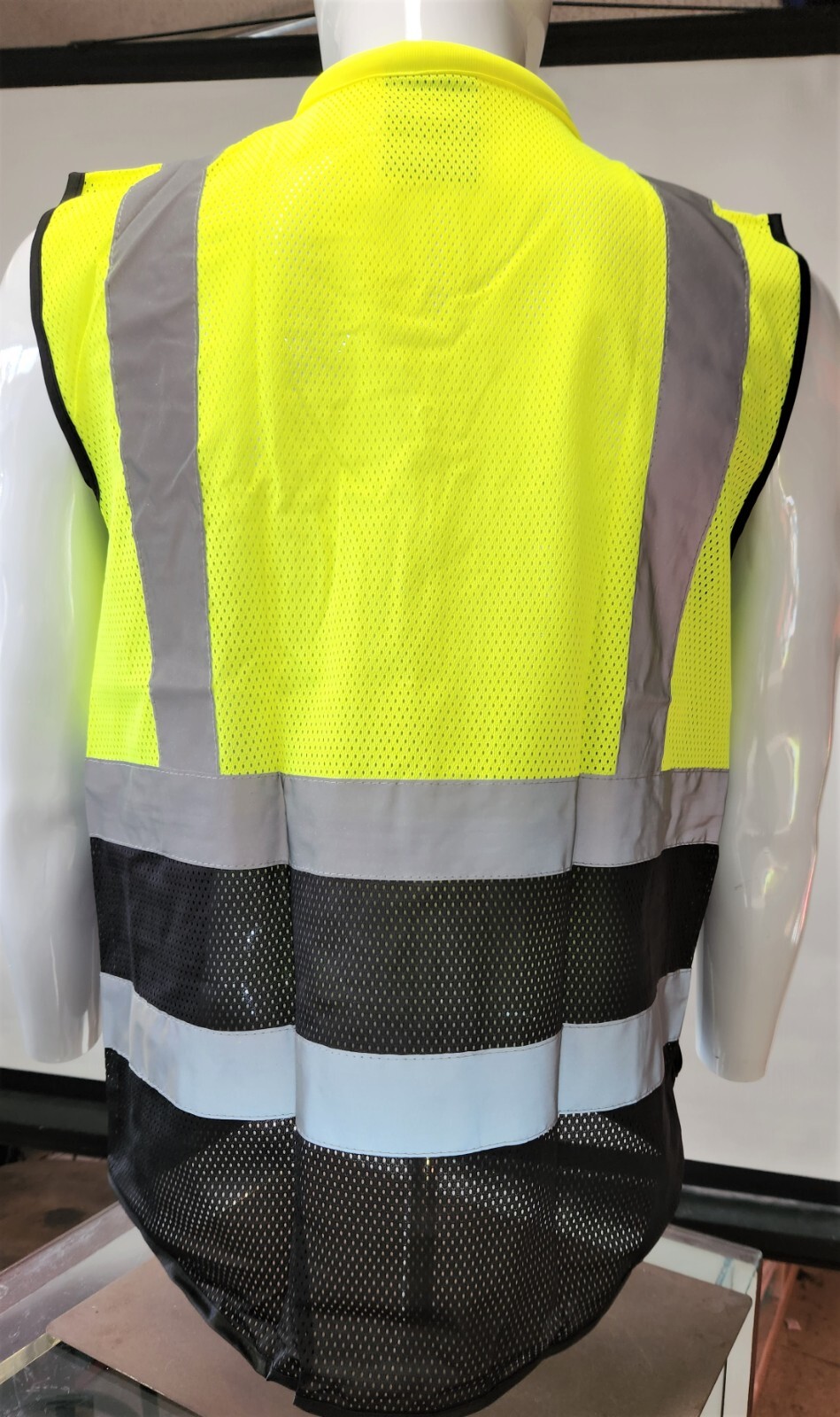 FX SAFETY VEST - Class 2 High Visibility Reflective Yellow Safety Vest