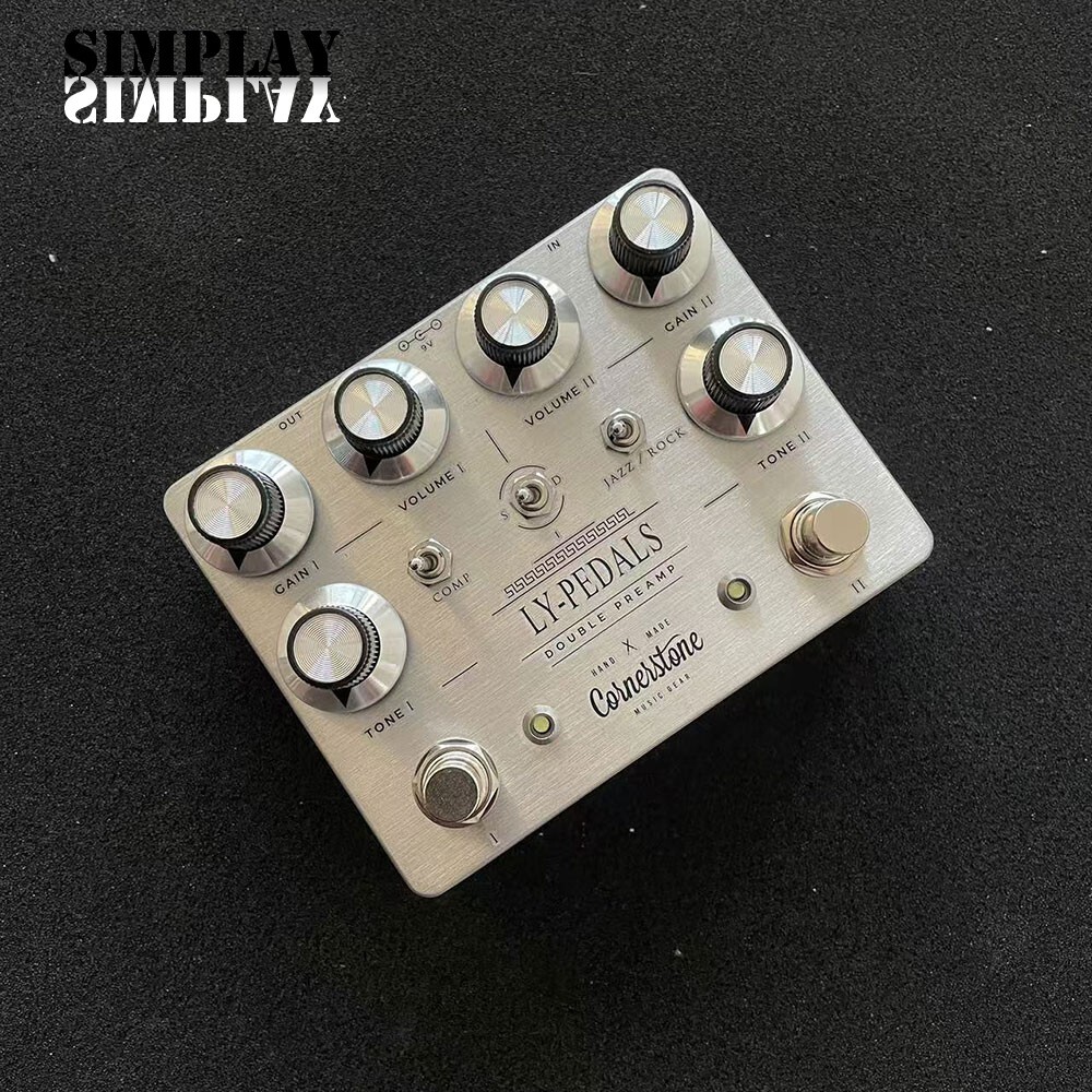 LY-ROCK Clone Version Electric Guitar Effects Pedal Double Preamplifier