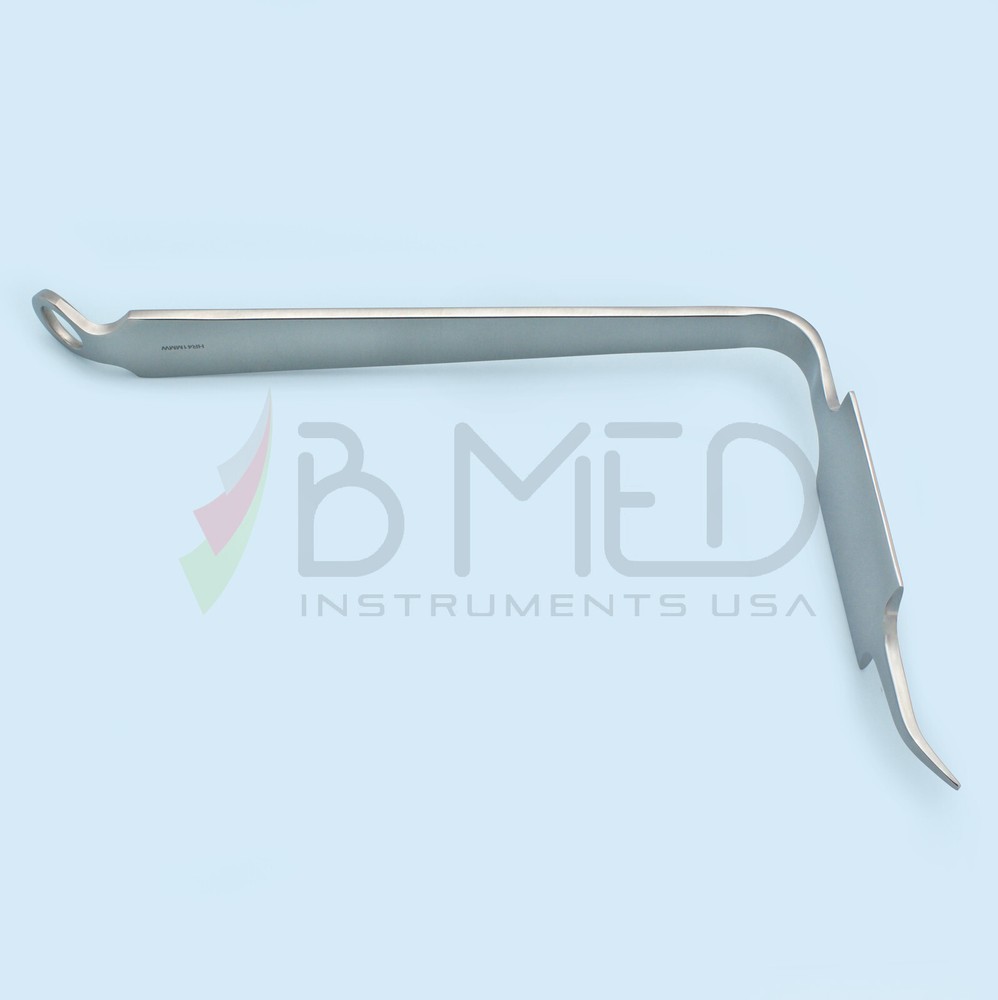 Bent Hohmann Retractor Wide Tip 41mm Modified