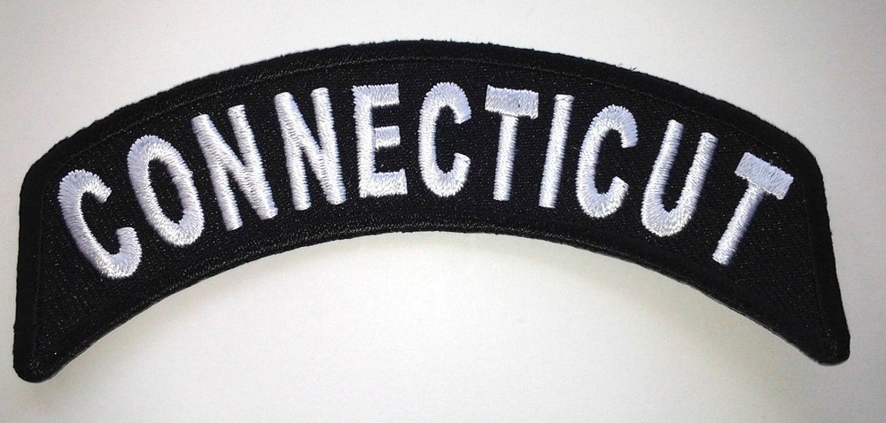 CONNECTICUT US State Biker Rocker Patch P1434 E