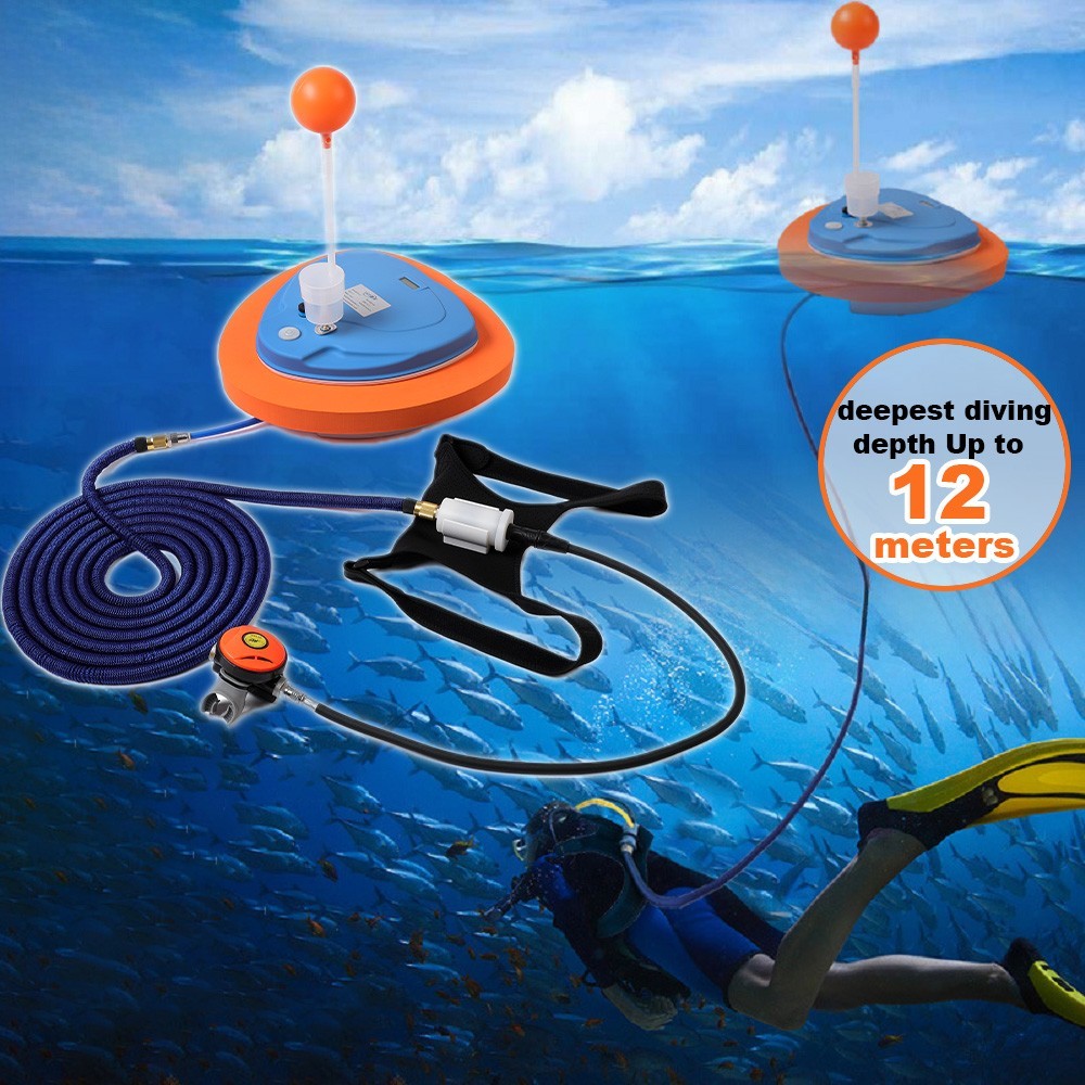 Tankless Diving System,Hookah Dive System,Dive Portable Lungs with Regulator
