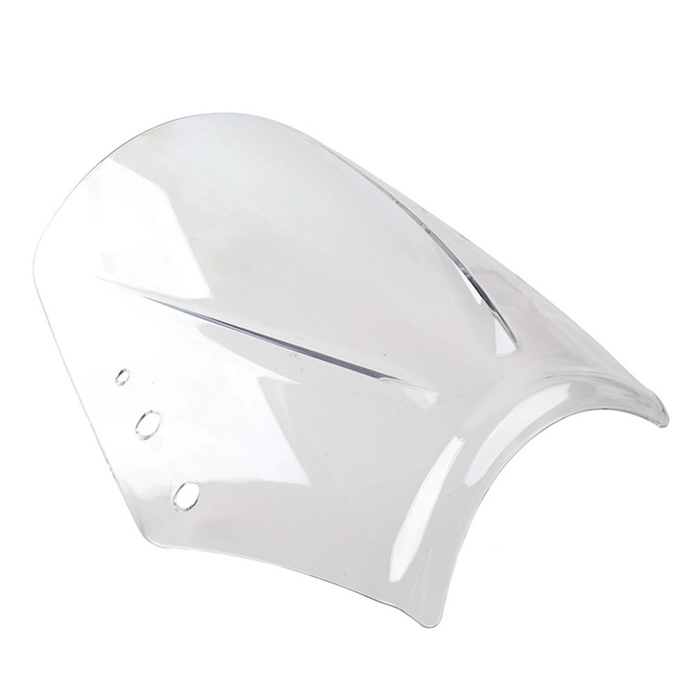 White Universal Motorcycle Windscreen Windscreen Deflector Wind Shield