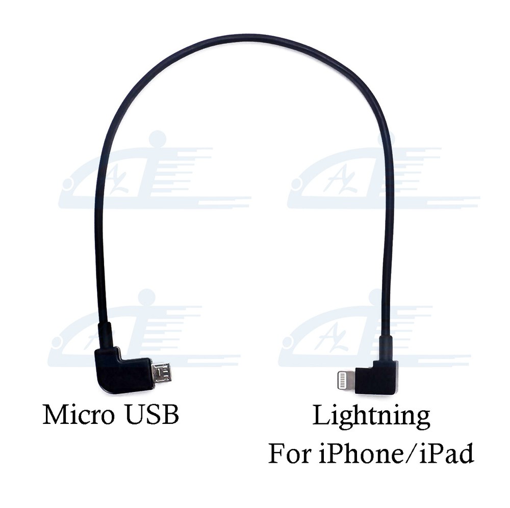OTG Micro USB Cable for DJI Mavic Mini 1 RC Remote Controller to IOS iPhone/iPad
