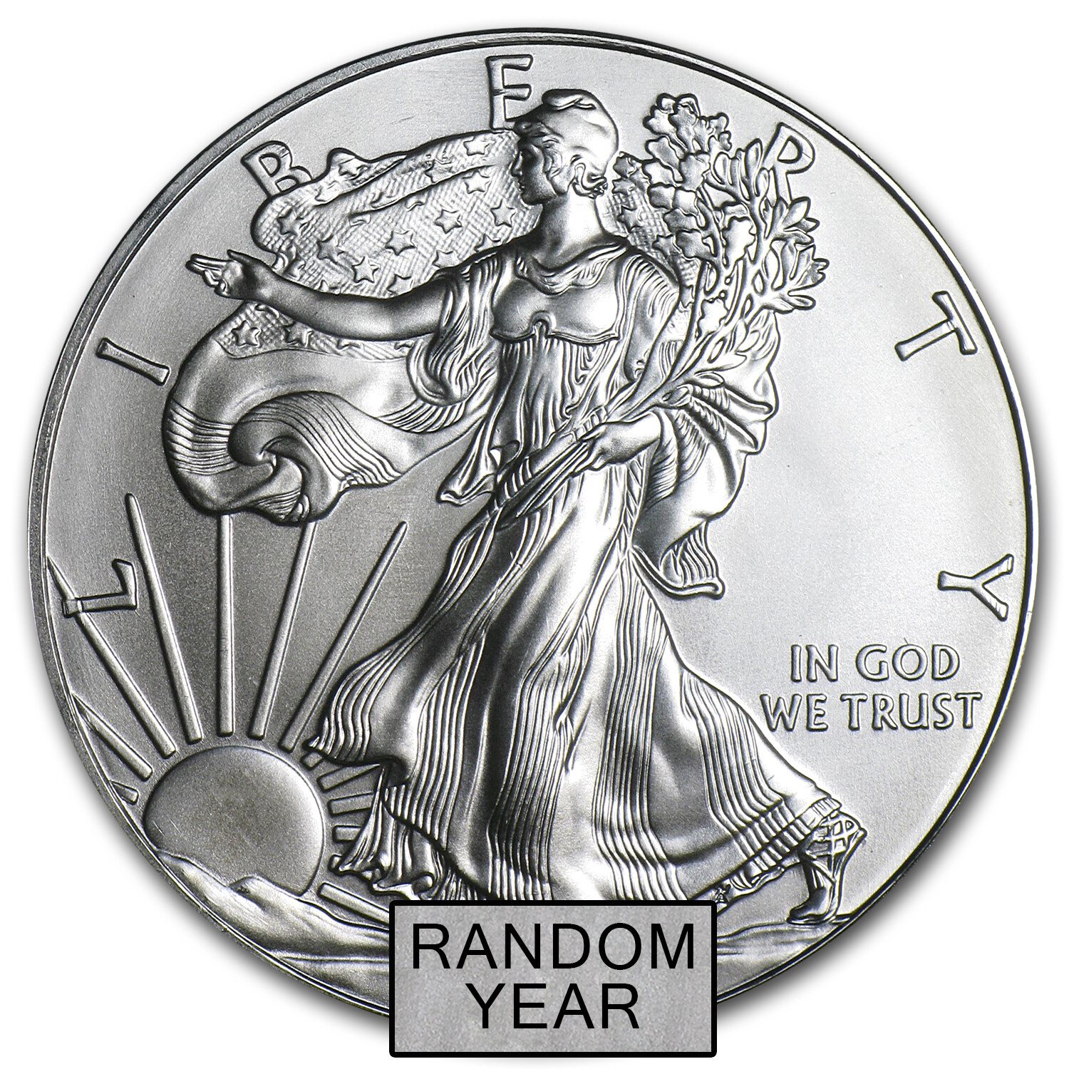1 oz American Silver Eagle BU (Random Year) Lot of 20 - eBay