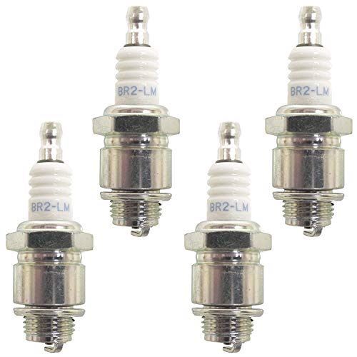 GENUINE OEM NGK PART # BR2LM; SPARK PLUG 4 PACK