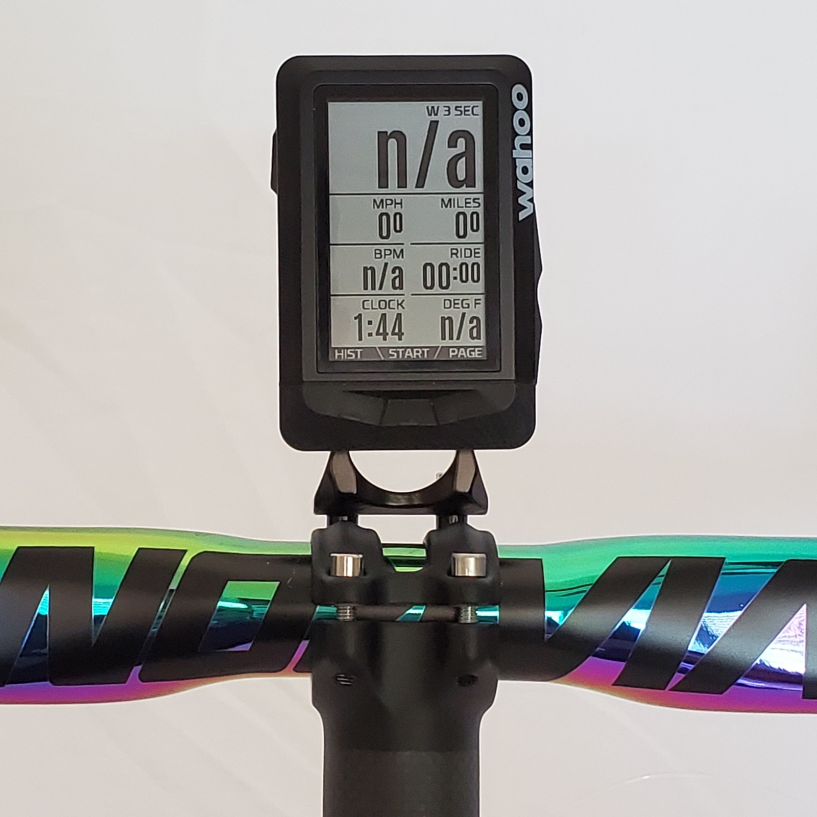 Out Front Stem Mount Cycling Computer - Garmin Wahoo Cateye GoPro GPS Rainbow