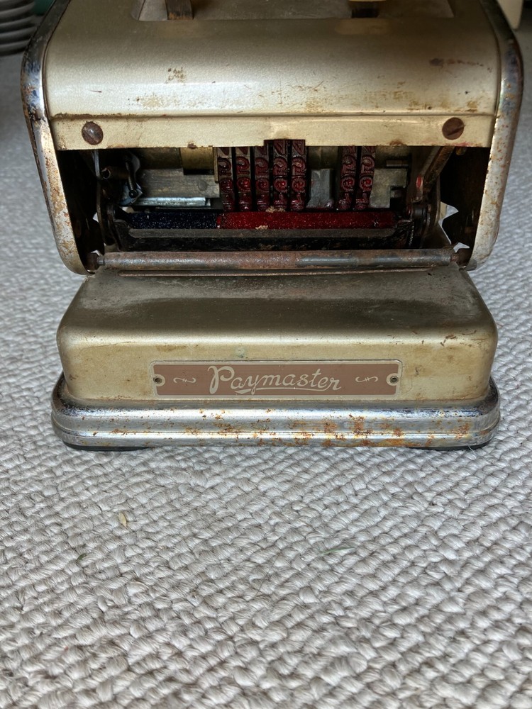 Vintage Paymaster series 700 check writing machine