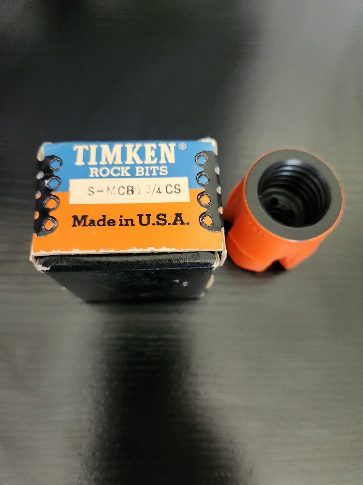 TIMKEN 1 3/4" Diameter Carbide Insert Rock Drill Bit w Box