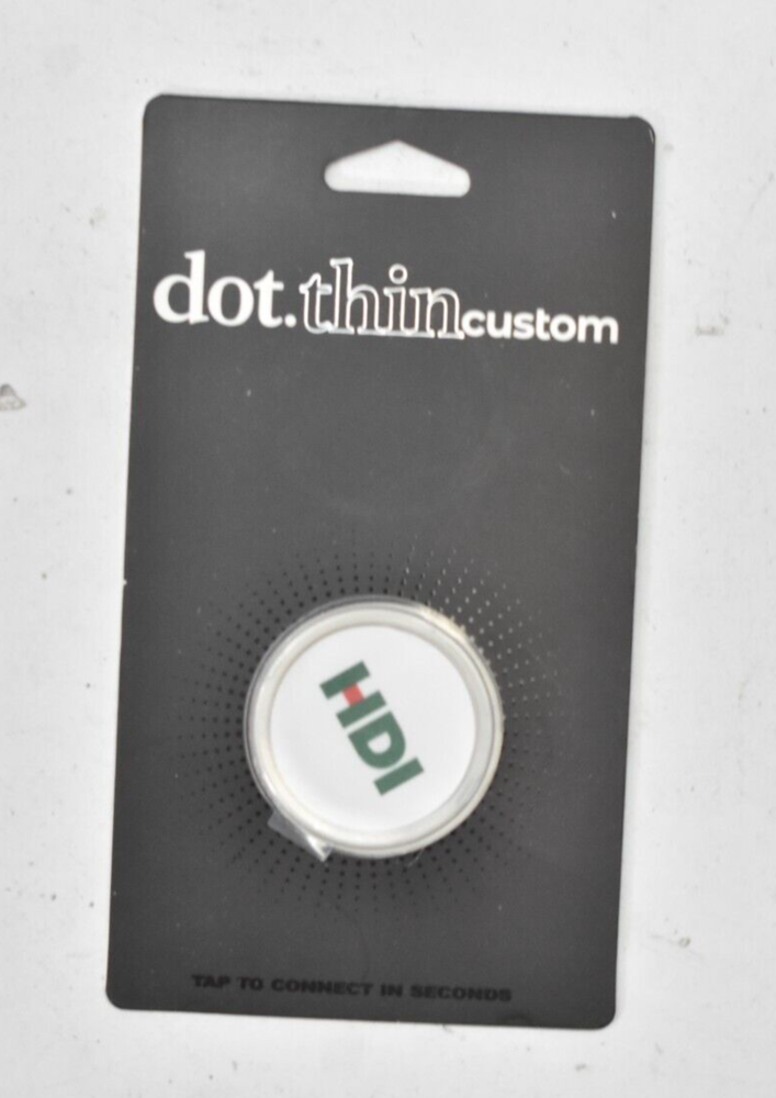 Dot.Classic White Brand Dot Dome Shaped Epoxy Phone Attachment Network Dot.Thin