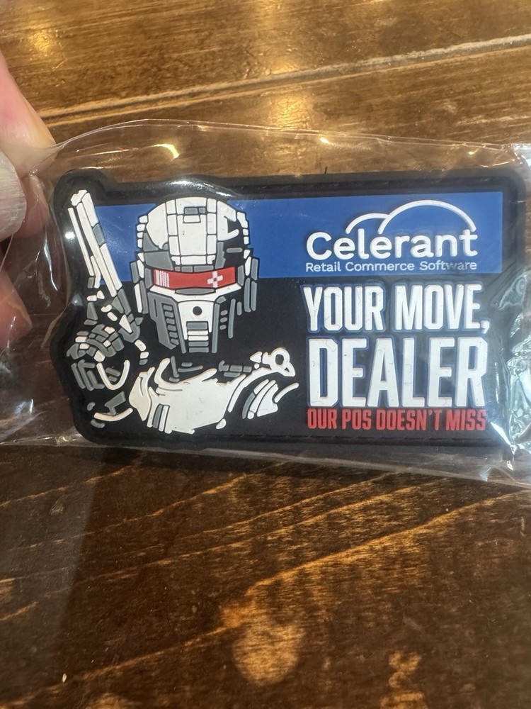 Celerant  Your Move Dealer Shot Show 2026 NEW PVC Patch Hook & Loop 3”