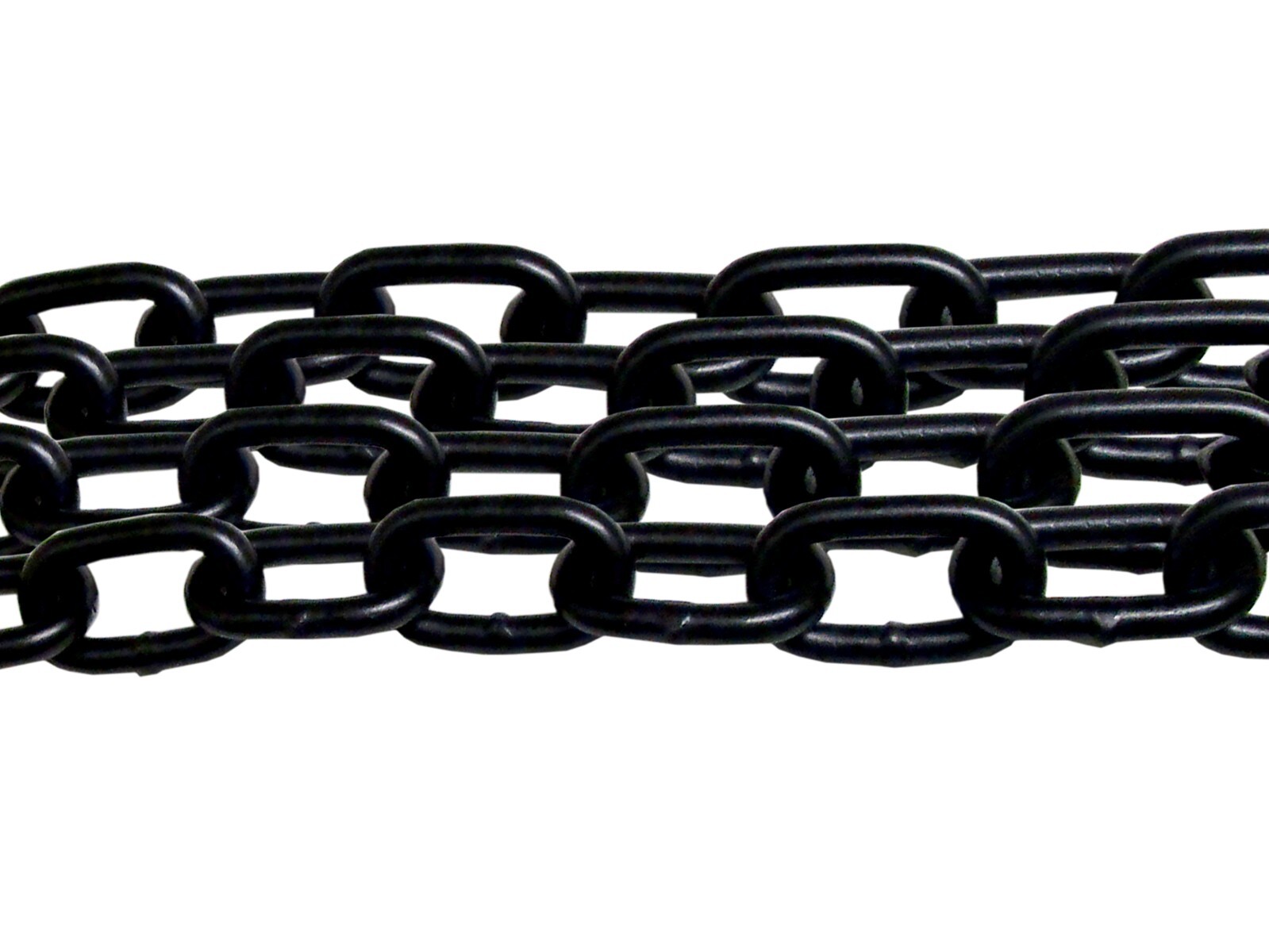 3/16" X 20' GRADE 30 Black Proof Coil Powder Coated Safety Chain Swing Set