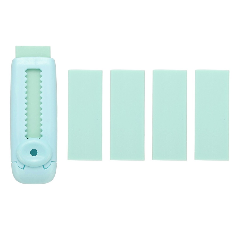 5 Pack Erasers, Pencil Erasers Large Eraser Push Pull Cute Soft, Green