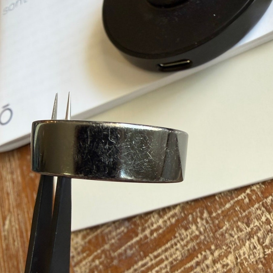 Oura Ring Generation 3 Activity Tracker Heritage Style Black Size 10