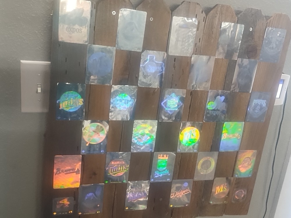 Baseball Wood Art