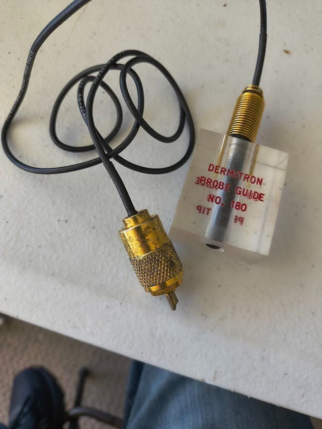 Dermitron Probe Guide #180 - Not Tested AS-IS