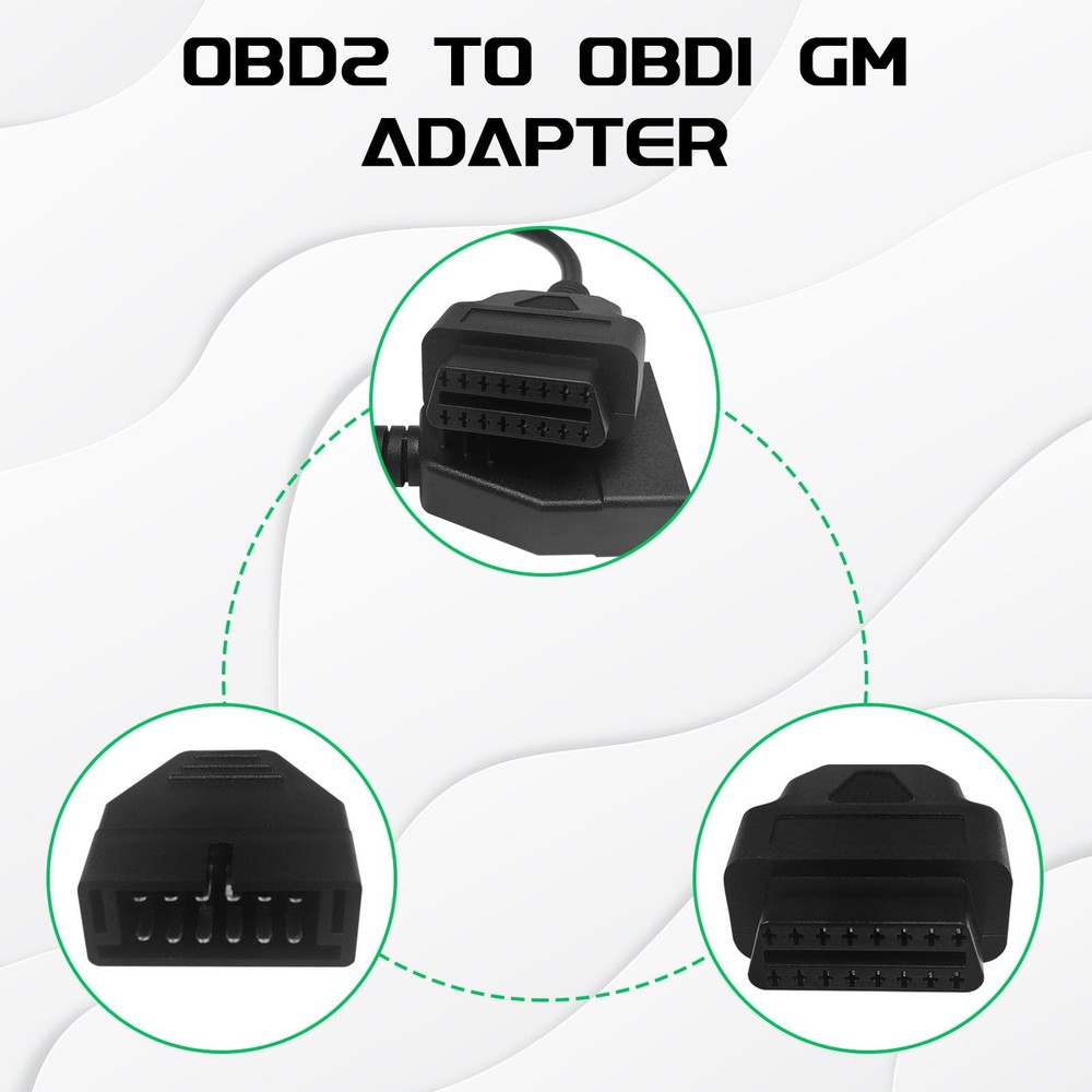 OBD1 Scanner, OBD1 to OBD2 GM Adapter, OBD 1 Scanner Cable Code Reader OBD1 1