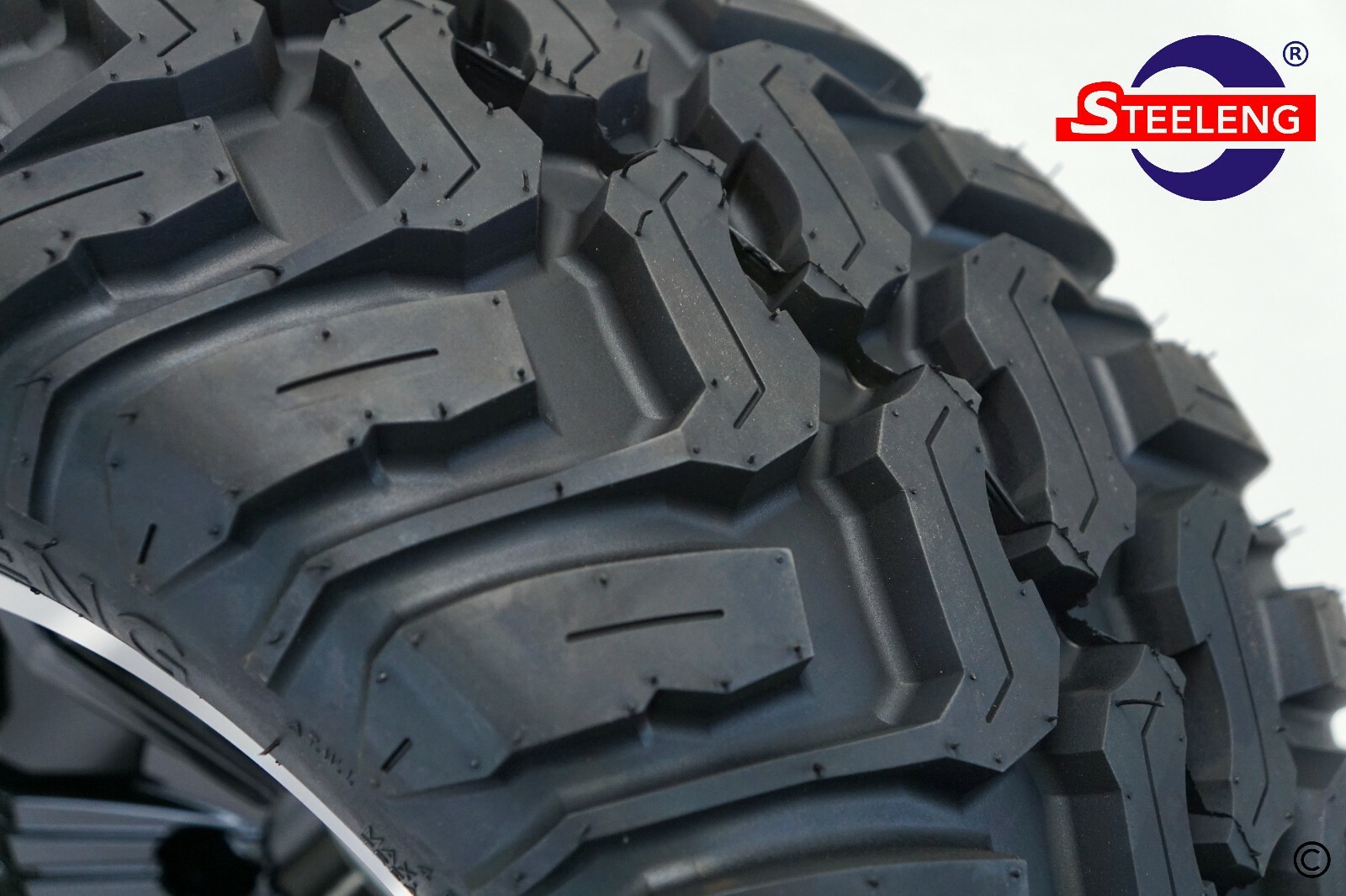 GOLF CART 12" MACHINED TEMPEST WHEELS/RIMS and 20" ALL TERRAIN (M/T) TIRES(DOT)