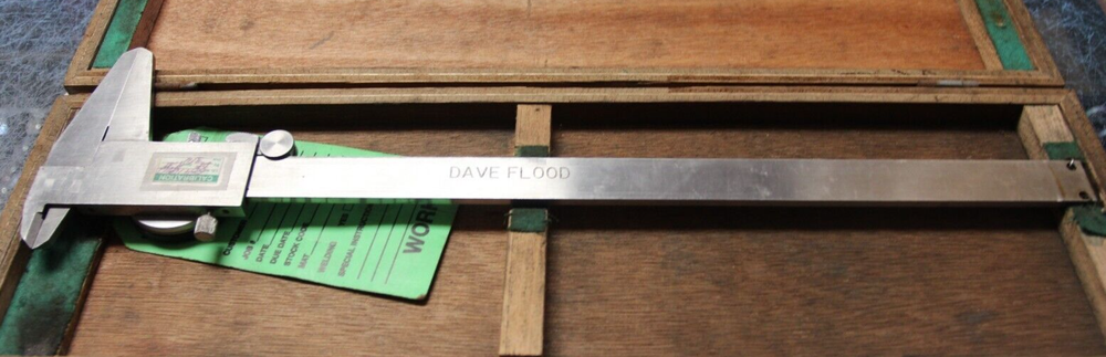 Peacock Dial Caliper in Case