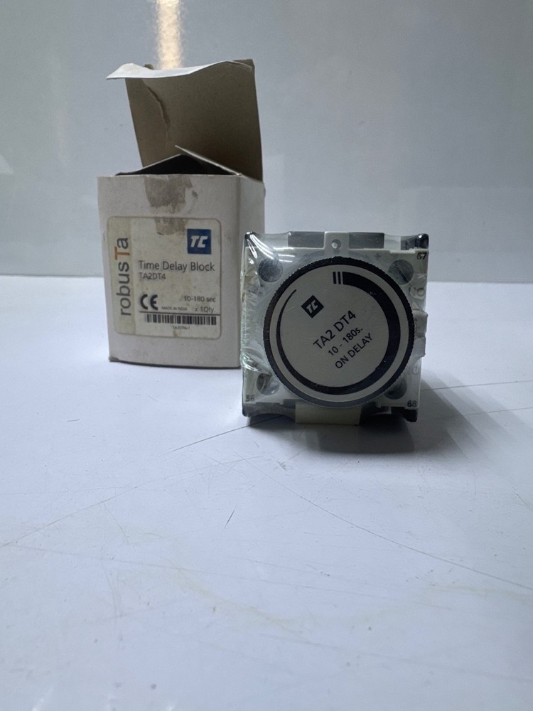 LOT 4 PCs robusTa TA2DT4 Timer Pneumatic On Delay 10-180sec