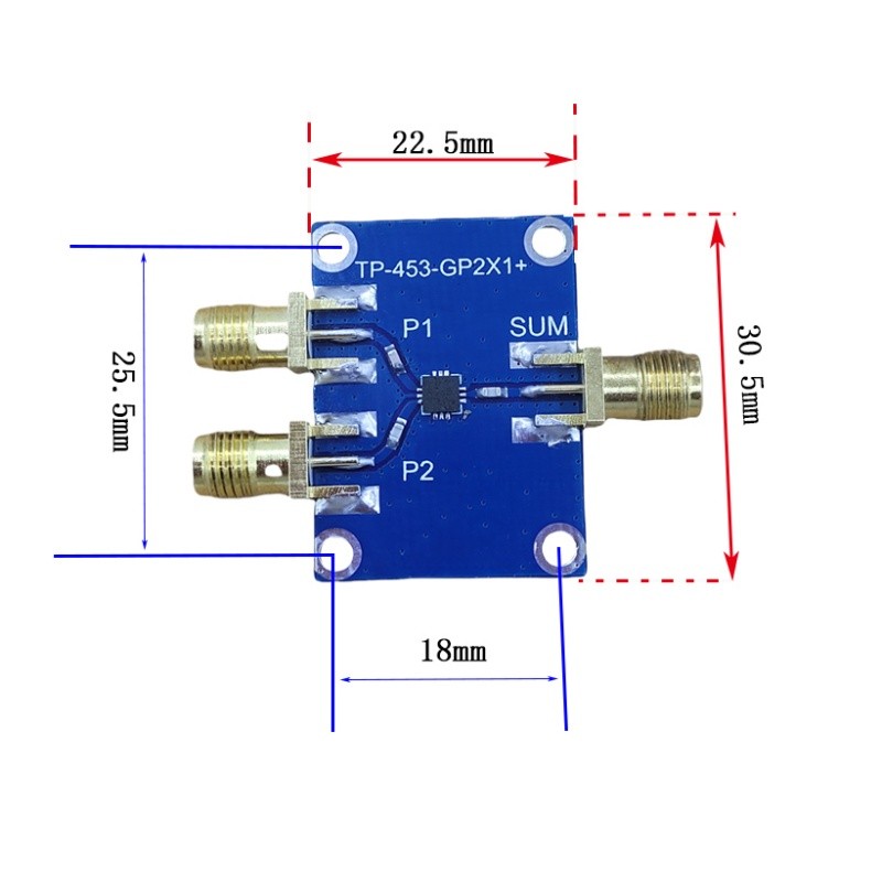 1PCS 2.4GHz-8GHz RF Combiner/divider GP2X1+RF Module RF Module New