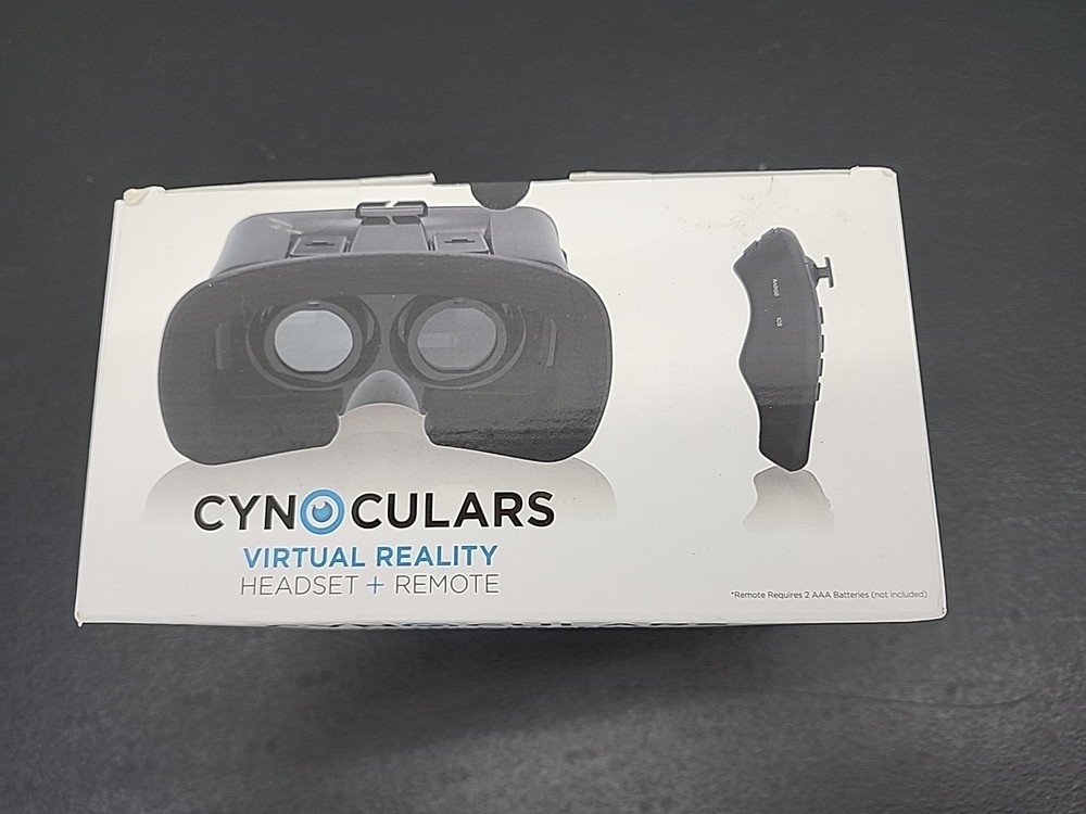 Cynoculars Wireless 3D Virtual Reality Gaming Headset With Remote