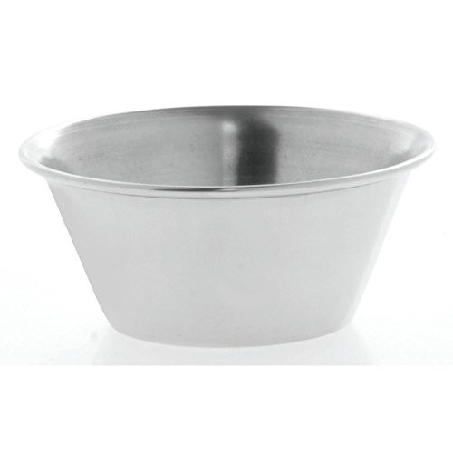 HUBERT Condiment Cup 2 oz Flared Stainless Steel