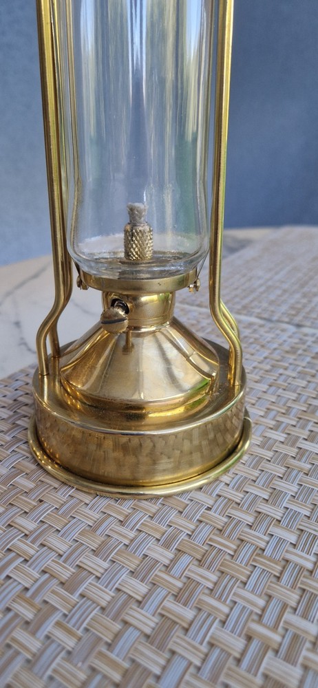hand made kerosene lamp
