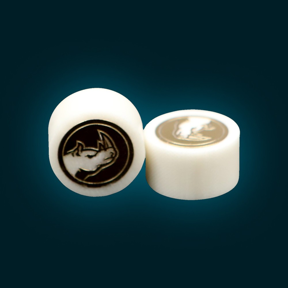 (1) Legend Break/ Jump White Pool Cue Tip (14mm)