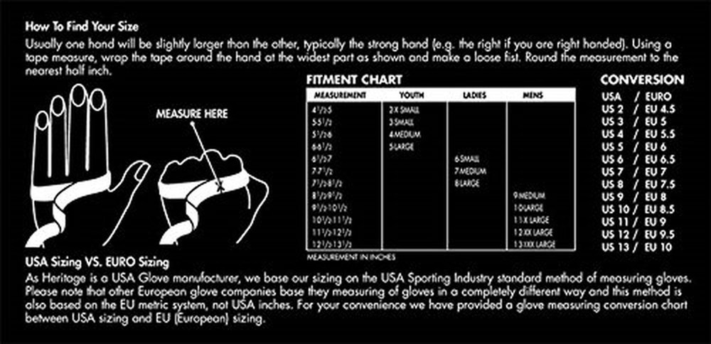 Heritage Stable Work Glove 6 Black/Tan