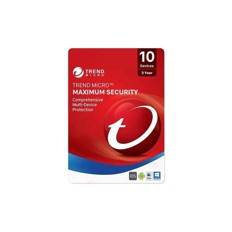 TREND MICRO MAXlMUM SECURITY 2026 for 1-3 Years & 1-10 Devices