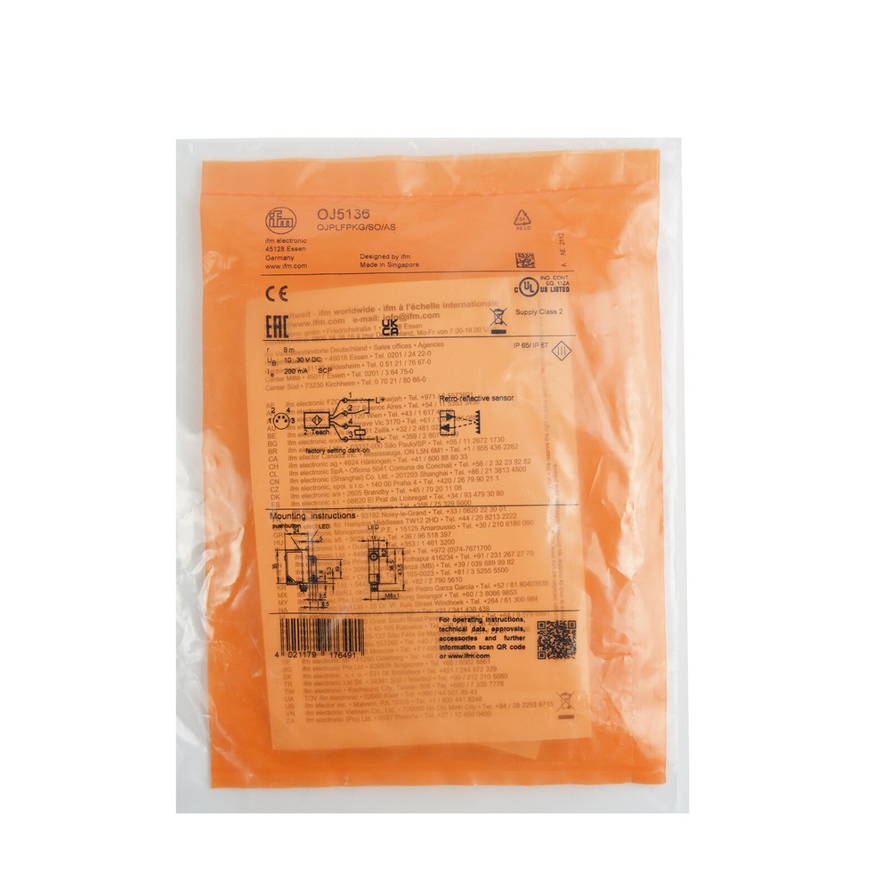 IFM OJ5136 Sensor 10-30VDC NewKD