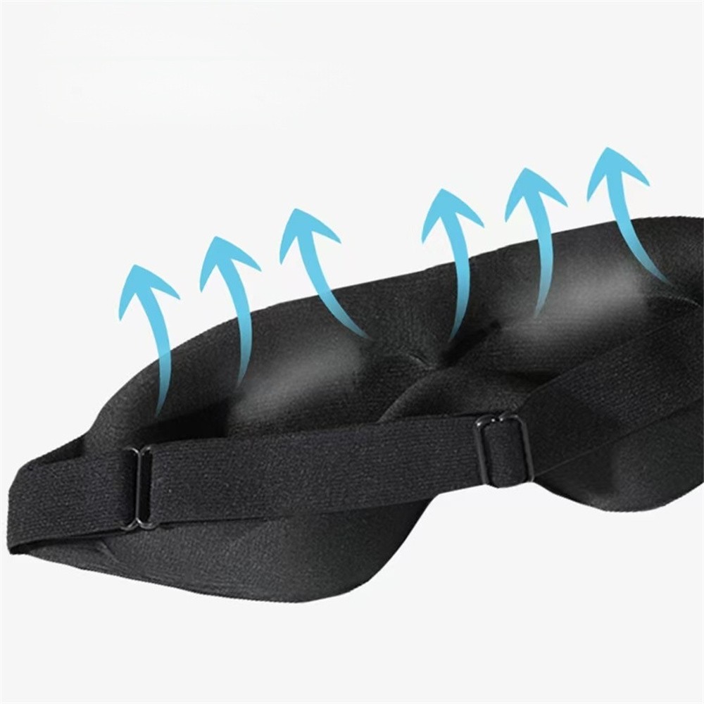 3D Sleep Mask For Side Sleeper Light Blocking Adjustable Eye Shade Cover