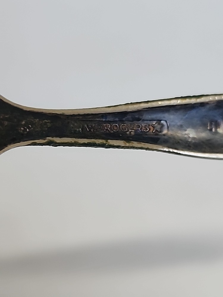 Vintage William Rogers Silverplate ? Minature Fork and Spoon