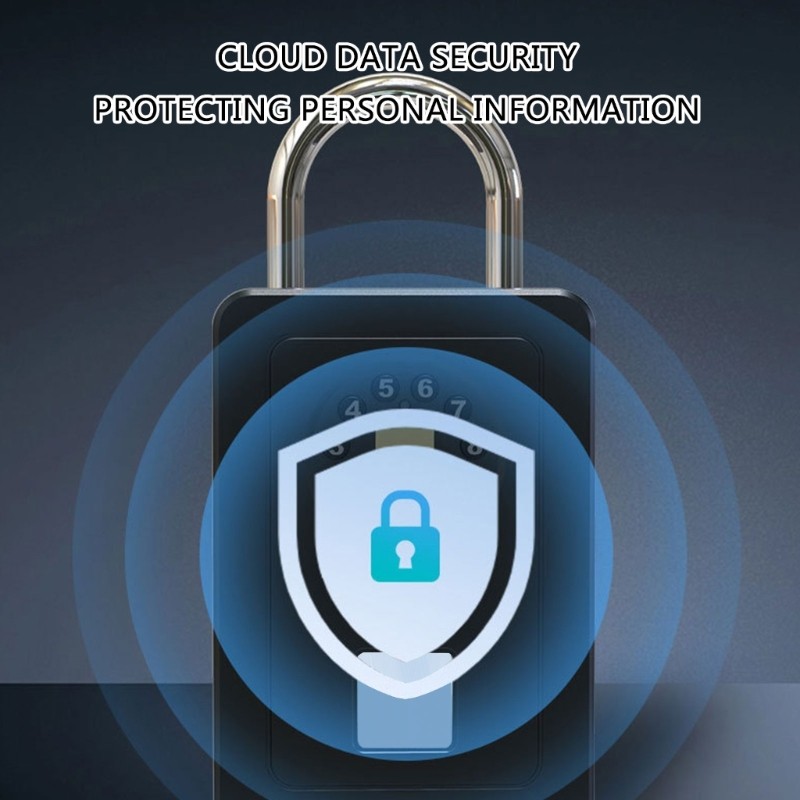 Multifunction Key Lockboxes Key Lock Box Wireless Lockboxes Metal for Garage or