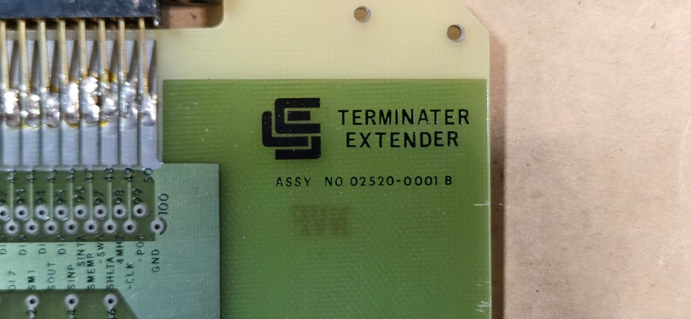 CCS Vintage Terminater Extender Computer Extender Board - Untested