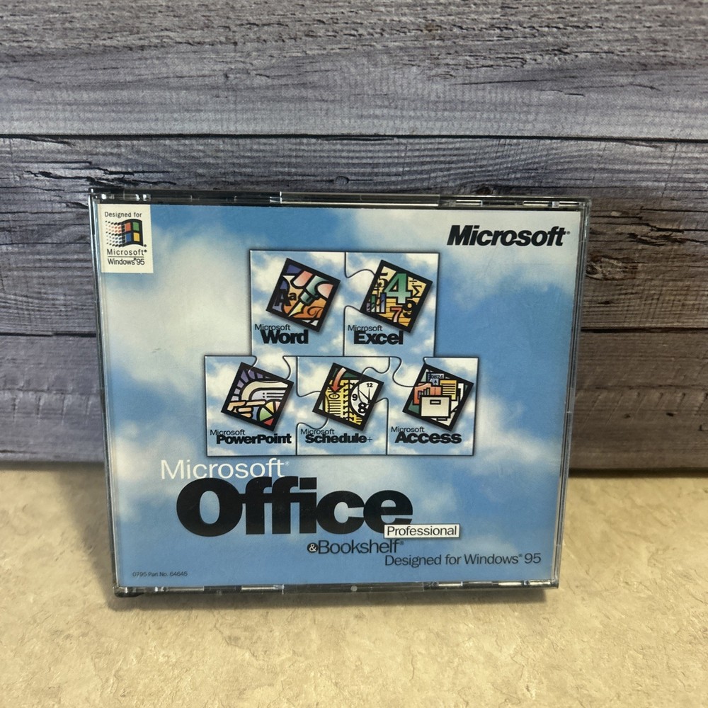 Microsoft Office Bookshelf Proffesional (PC, 1995)