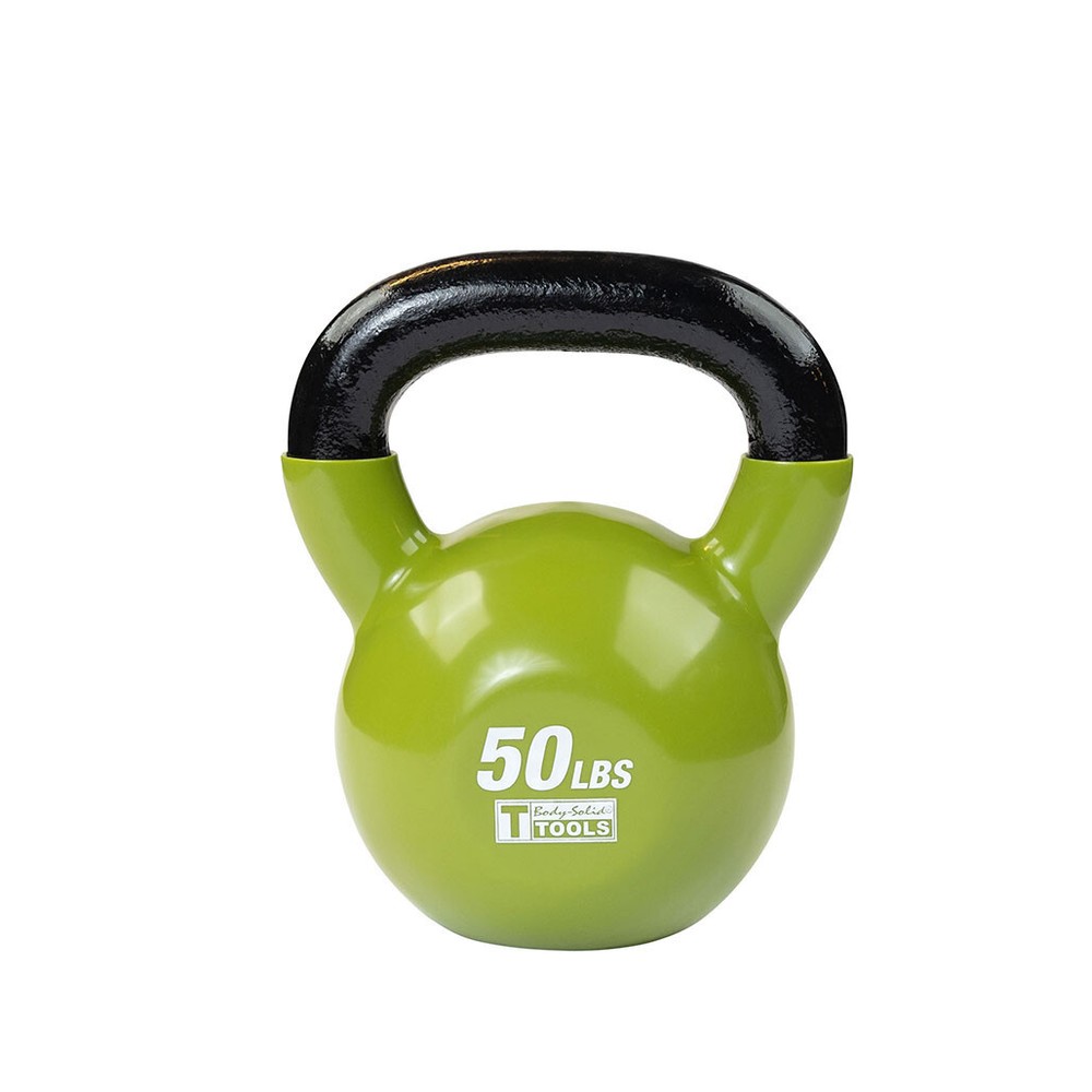 Body-Solid Vinyl Dipped Kettlebells and Sets, from 5 to 50 lb.