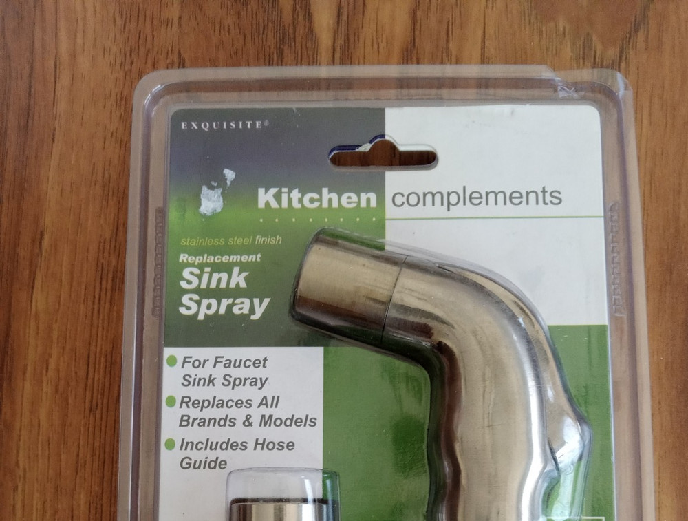 Exquisite Kitchen Complements Sink Spray Head Replacement SS Finish New