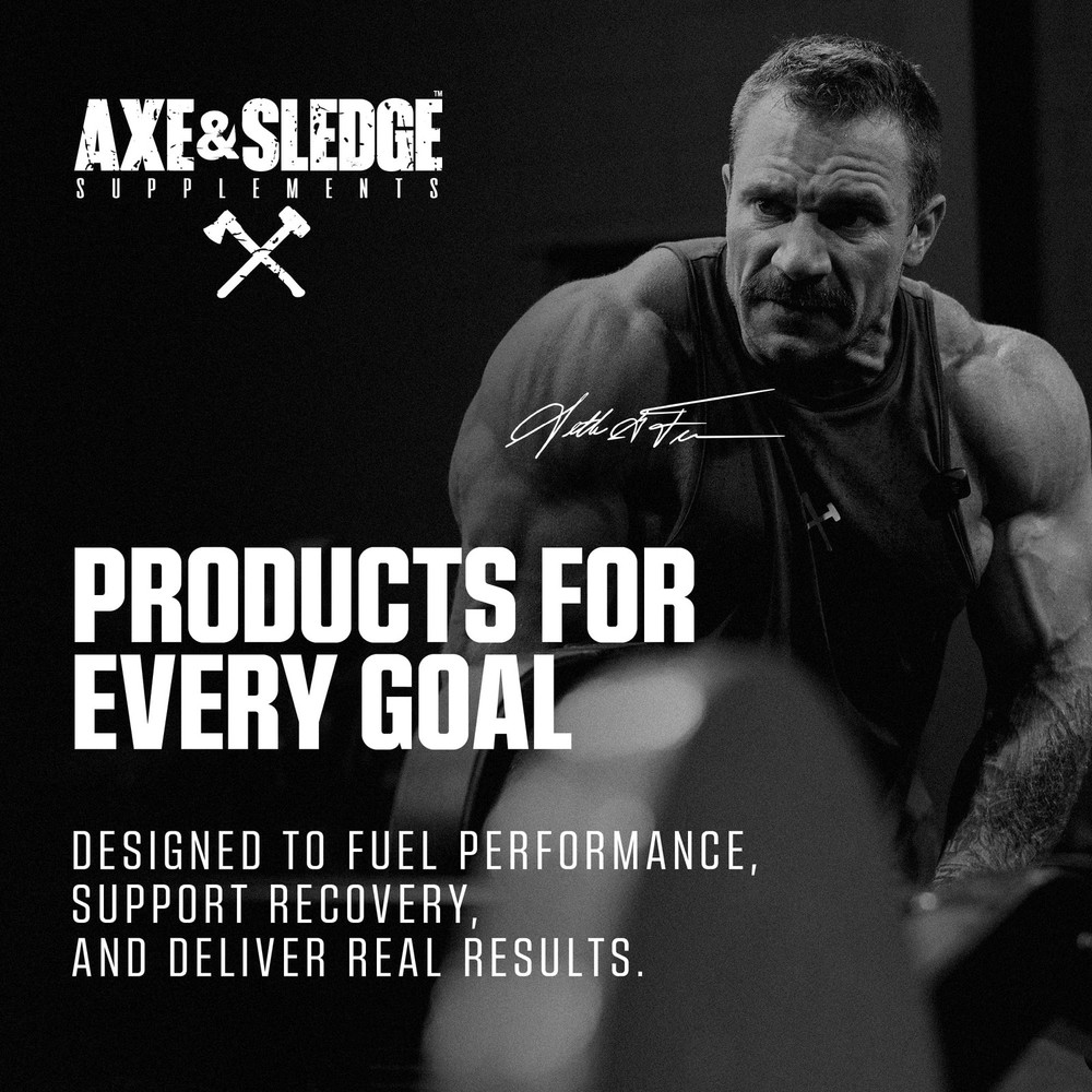 Axe & Sledge Basics Creatine | Unflavored, Enhances Strength & 50 Serving