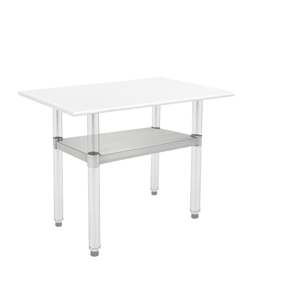 Versatile Adjustable Under Shelf for Workbench - 21.65 × 9.84 Inches