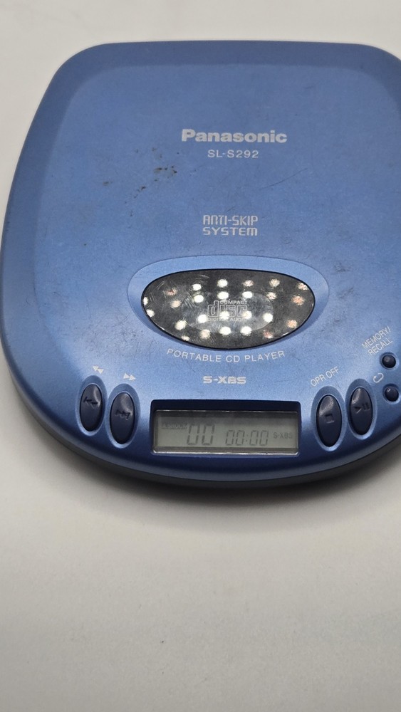 Panasonic Portable CD player Model SL-S292, Tested Works