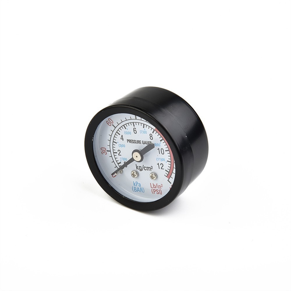 Compressor Gauge Manometer Tool Accessories Air Compressor Balck+Silver