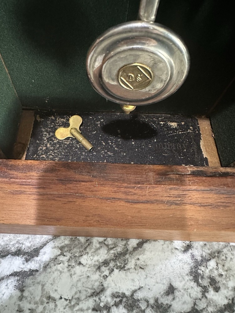 Antique Clock With Shelf