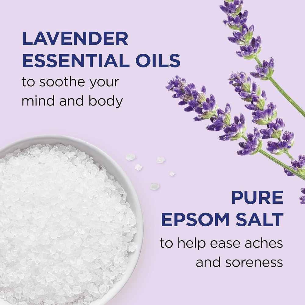 Dr Teal’s Epsom Salt Soaking Solution 3 lb | Soothe & Sleep Lavender