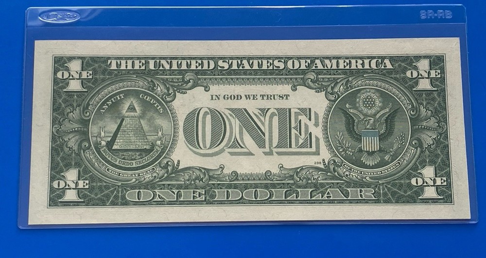 1957 $ 1 DOLLAR SILVER CERTIFICATE Block U-A UNCIRCULATED