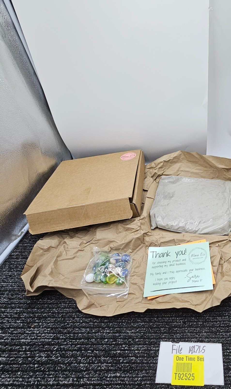 Mama B's Wreaths DIY Stepping Stone Handprint Footprint Popsicle Stick